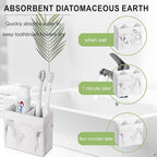 Diatomite Toothbrush Holder 2 Slots Tooth Brush Holder - Image 2