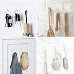 Large Adhesive Hooks, 10 Pack Heavy Duty Utility Hooks - Image 5