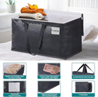 Moving Bags Heavy Duty with Strong Zippers and Handles Collapsible Moving - Image 3