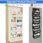 Univivi 5-Shelf Fabric Door Storage Over Door Hanging Organizer - Image 7