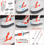 Floor Scrub Brush 3 in 1 Tub Tile Floor Scrubber Brush - Image 6