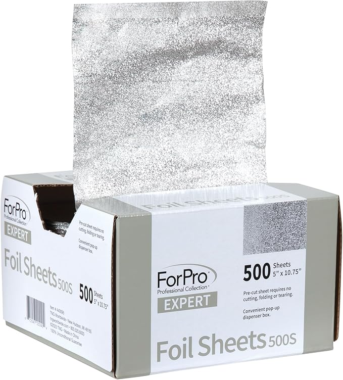 ForPro Professional Collection Expert Embossed Foil Sheets 500S, Aluminum Foil - Image 2