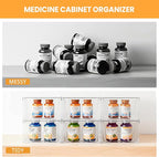 6 Pack Stackable Storage Drawers, Plastic Organizers Bins, Drawers Storage - Image 6