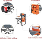 SUNNYFEEL Camping Directors Chair, Heavy Duty,Oversized Portable Folding Chair with Side Table, Pocket for Beach, Fishing,Trip,Picnic,Lawn,Concert Outdoor Foldable Camp Chairs - Image 6