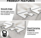 Electric Toothbrush Head Holder, Toothbrush Holders Wall Mounted, Electric - Image 7