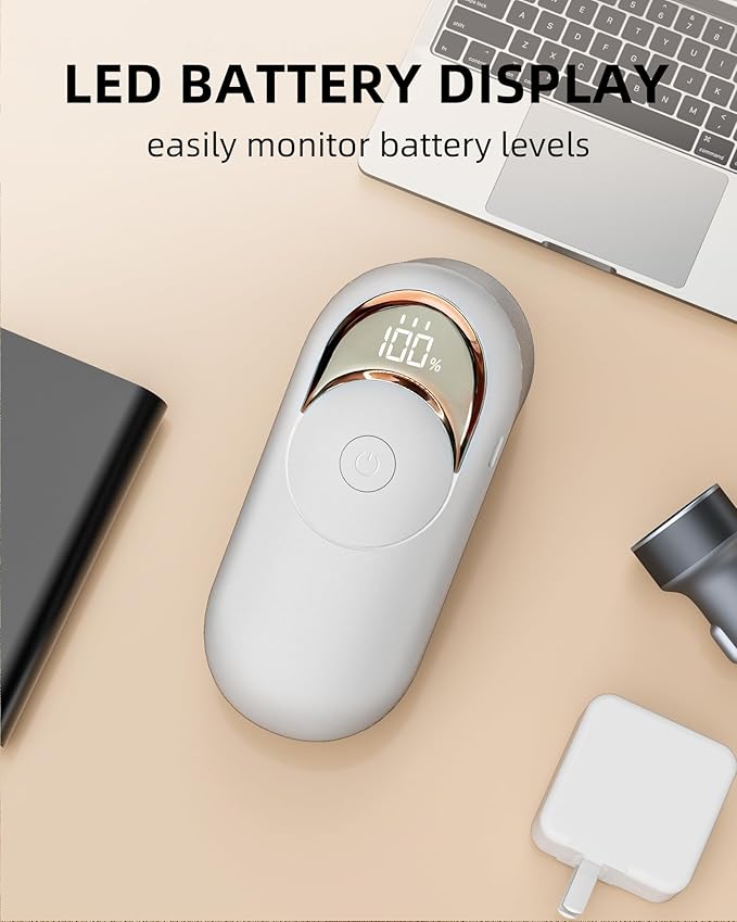 Fabric Shaver Lint Remover for Clothes, LED Display, 6-Leaf Blades, - Image 5