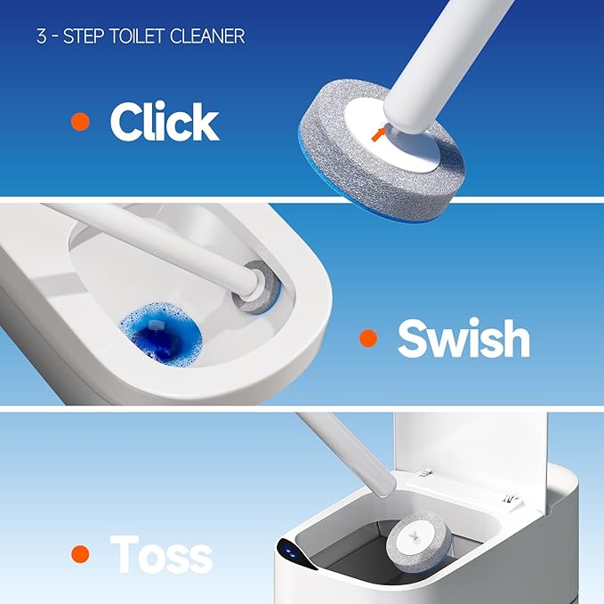 Disposable Toilet Brush and Holder Set - Image 7