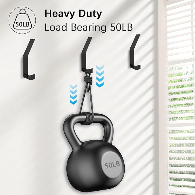 6 Pack Coat Hooks Wall Mount - Image 3