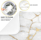 Marble White Dish Drying Mat 16x18 - Image 2