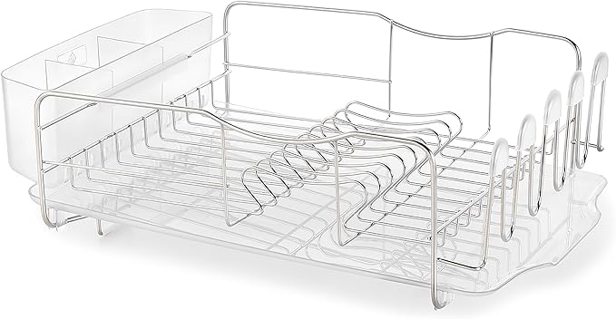 Polder Advantage 3-Piece Stainless Steel Dish Rack, Kitchen Organization and by PolderProductsLLC
