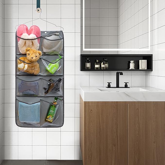 Dual Sided Hanging Closet Organizer Durable Socks Stocking Clothes Bra - Image 5