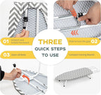Folding Ironing Board for Small Space, RAINHOL Mini Collapsible Ironing Boards - Image 5