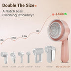 DBC Rechargeable Fabric Shaver and Lint Remover, 2.7" Sweater Shaver - Image 8