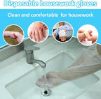 20Pcs Long Disposable Gloves, 23.6inch Cleaning Gloves Elbow Length Plastic - Image 7