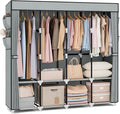 VTRIN Portable Closet for Hanging Clothes 67 Inch Wide Large Capacity Portable by VTRIN