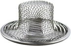 2pcs Metal Sink Strainer Bathtub Drain Hole Hair Catcher Drain Hole Filter Trap - Image 4