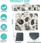 Dish Drying Mat for Kitchen Counter Matt, Super Absorbent Non-slip Rubber Backed - Image 2