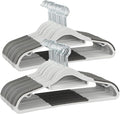 Finnhomy Bar Design Heavy Duty 50 Pack Plastic Hangers, Clothes Hangers by Finnhomy