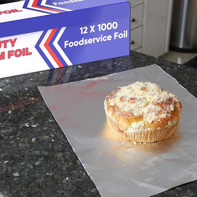 Aluminum Foil Wrap for Food -12 x 1000 FT Heavy Duty Aluminum Foil - Image 4
