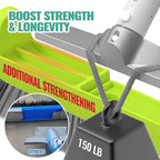 18" Pool Brush Head for Cleaning Swimming Pool Walls, Curved Ends - Image 2
