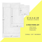 Chakir Turkish Linens | Hotel & Spa Quality 100% Cotton Premium Turkish Towels - Image 6