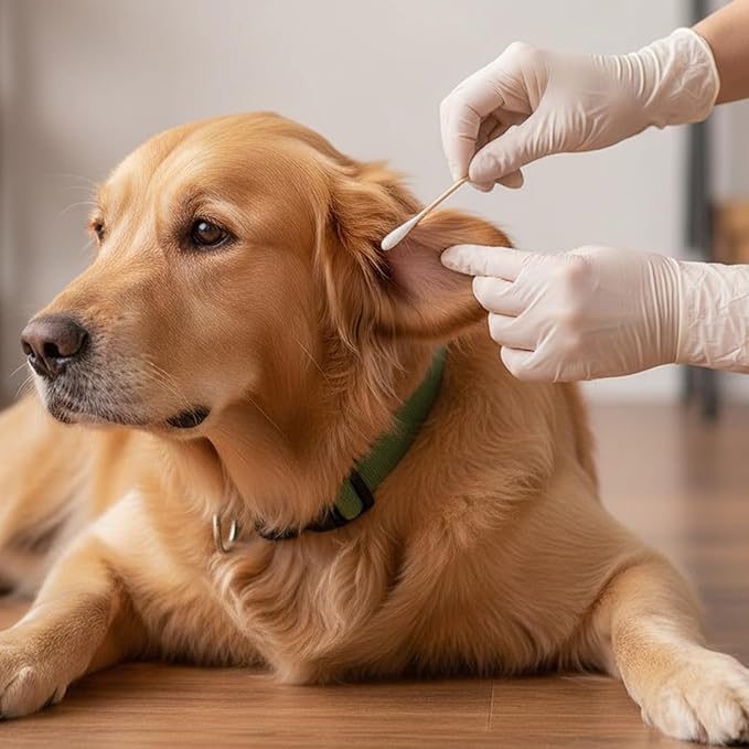 100 PCS Long Cotton Swabs for Dog Ears, 6-Inch Large Cotton Ear Swabs for - Image 6