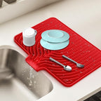 Dish Drying Mat for Kitchen Counter, by JACZZO