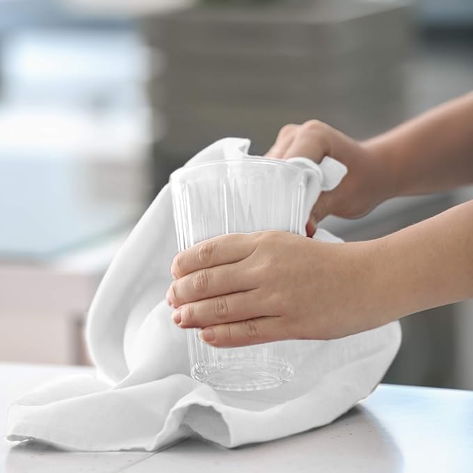 Shop Towels – Pack of 50 Reusable Cleaning Rags – Durable Quality Cotton – 13" - Image 6
