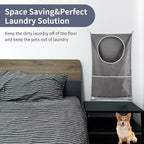Hanging Laundry Hamper, Over The Door Laundry Hamper, Hanging Laundry Bag - Image 4