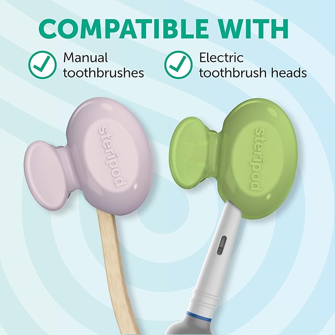 Steripod Clip-on Toothbrush Protector - Image 4