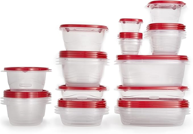 Rubbermaid TakeAlongs Food Storage Containers Set of 26 Clear by Rubbermaid