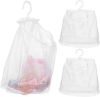 2pcs Mesh Bag with Hook Hanging Laundry Bags Multi-functional Mesh Bags by SEWACC