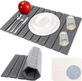 2 Pack Stone Drying Mat for Kitchen Counter, Large Diatomaceous Earth Dish by Unknown
