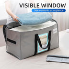 TAILI Extra Large Moving Bags, 6 Pack Silver Heavy Duty Totes - Image 3