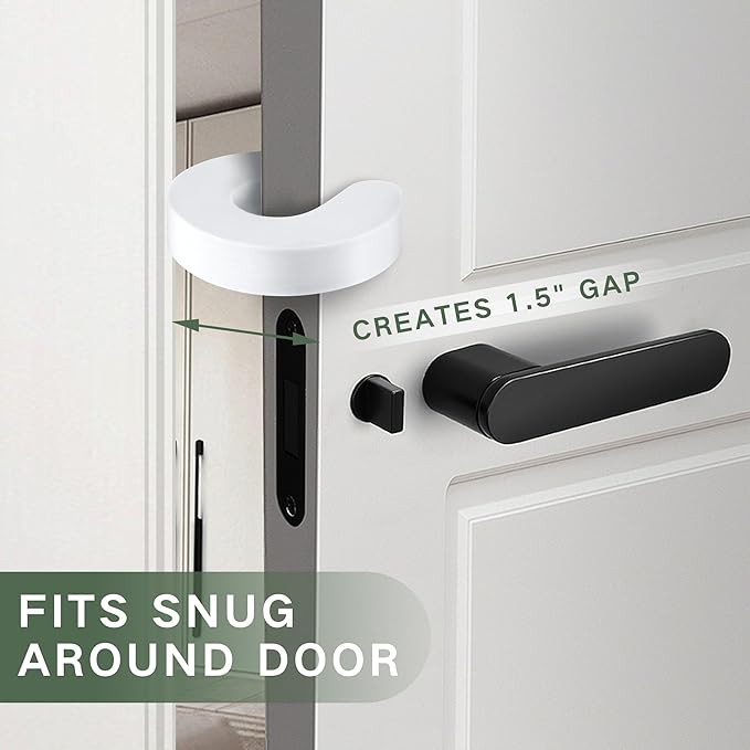 6 Pack Door Finger Pinch Guard, Anti Door Slam Stopper, Cat Toddler Door Stopper - Image 3