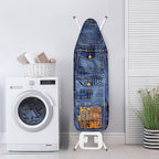 Jeans Pattern Ironing Board Cover Resist Scorching Extra Wide Ironing Board - Image 3