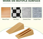 uxcell 2 Pcs Door Stoppers for Bottom of Door, 28mm/1.10 Inch Door Stops - Image 4