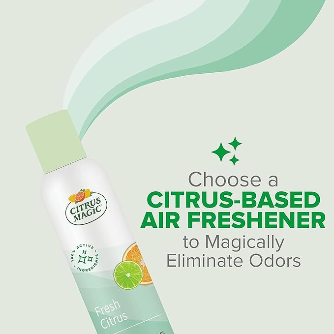 Citrus Magic Freshener Odor Eliminating Air Freshener Spray, 3 Ounce, Fresh - Image 5