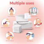 Clean Pads, Unique Triple Layers, Textured & Ultra Soft Side, Square Cotton Pads - Image 5