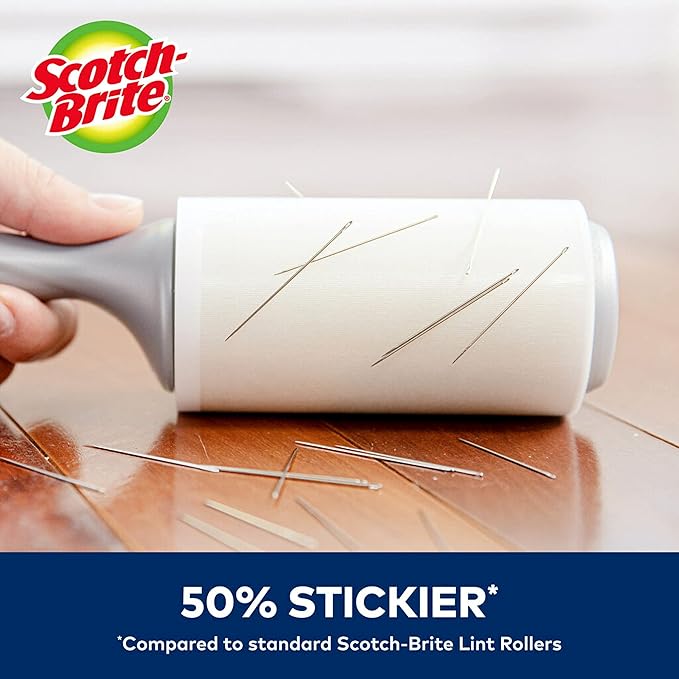 Scotch-Brite Extreme Clean Heavy Duty Lint Roller, Advanced Lint Removers - Image 2