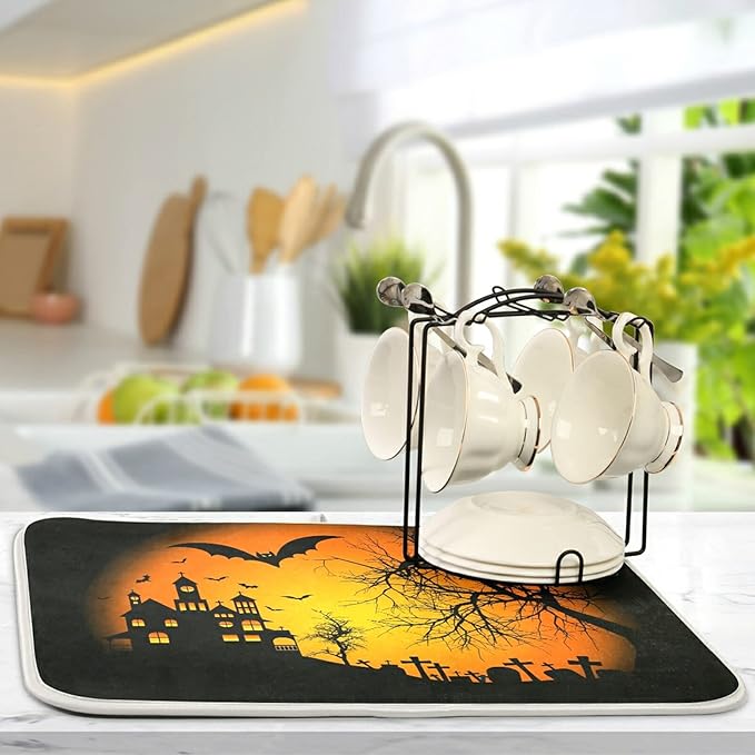 ALAZA Halloween Dish Drying Mat - Image 5