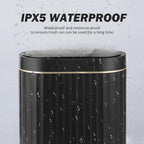 ELPHECO Black Bathroom Trash Can - Image 4