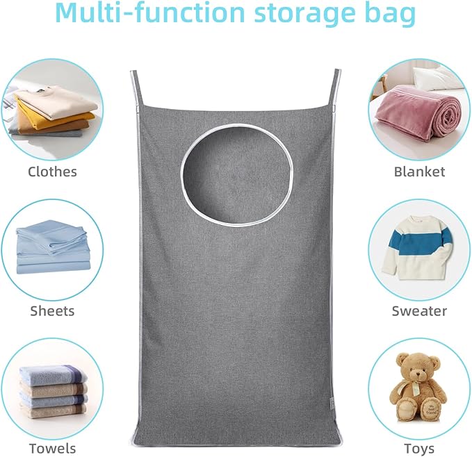 KEEPJOY Hanging Laundry Hamper Bag - Image 8