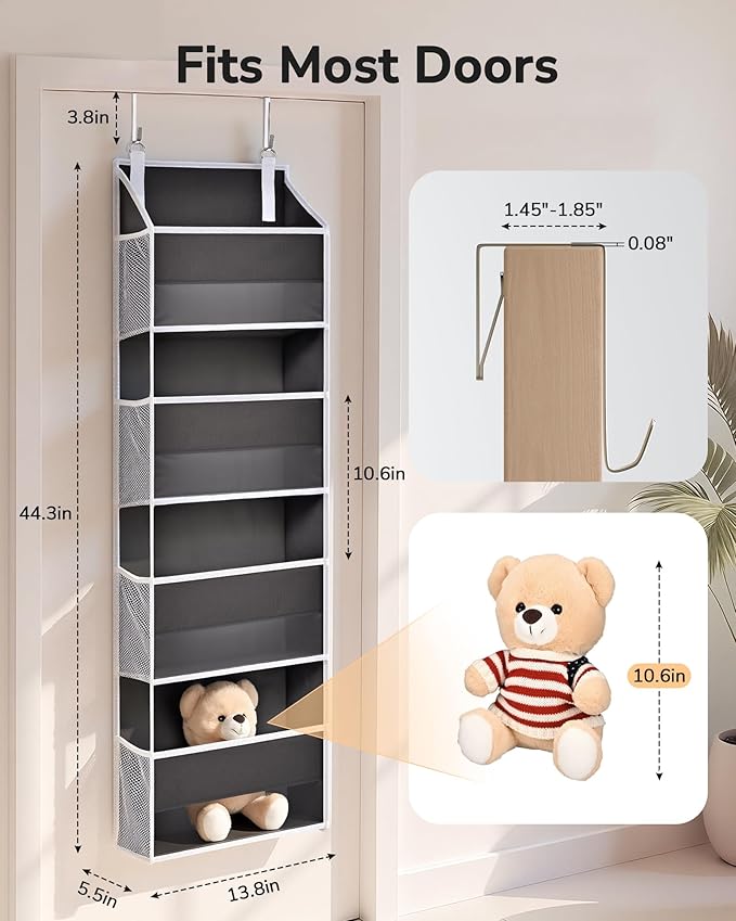 ULG 2 Pack Small Over Door Organizer - Image 2