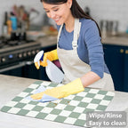 Coffee Mat Checkered Dish Drying Pad - Image 4