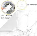 Absorbent Dish Drying Mat for Kitchen Counter - Image 2