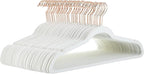 Amazon Basics Slim Velvet Non-Slip Space Saving Suit Clothes Hangers, Closet by AmazonBasics