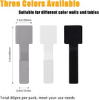 80PCS Hook and Loop Cable Straps, Cable Management Under Desk, Self Adhesive - Image 5