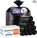 Delxo 30-33 Gallon Trash Bags, Durable & Puncture-Resistant Plastic Bolsas para by Delxo