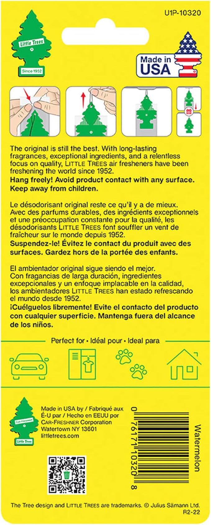 LITTLE TREES Car Air Freshener | Hanging Paper Tree - Image 3